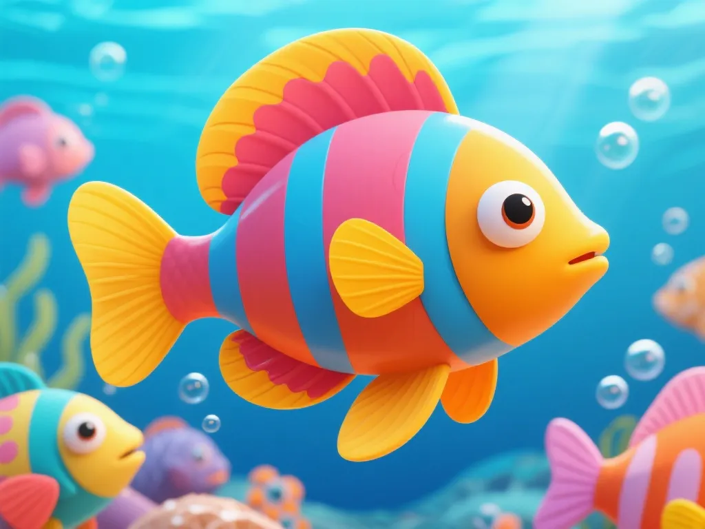 轻松明快的海洋主题插画